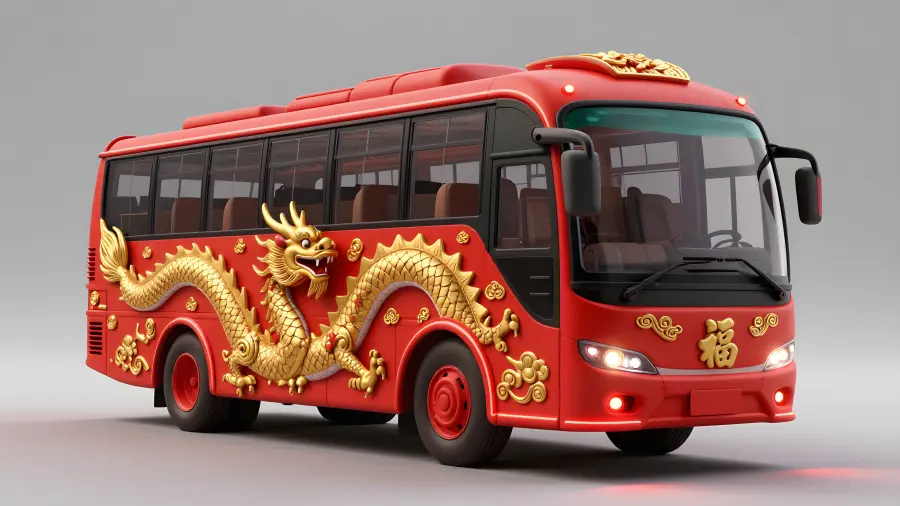 Red Dragon Bus