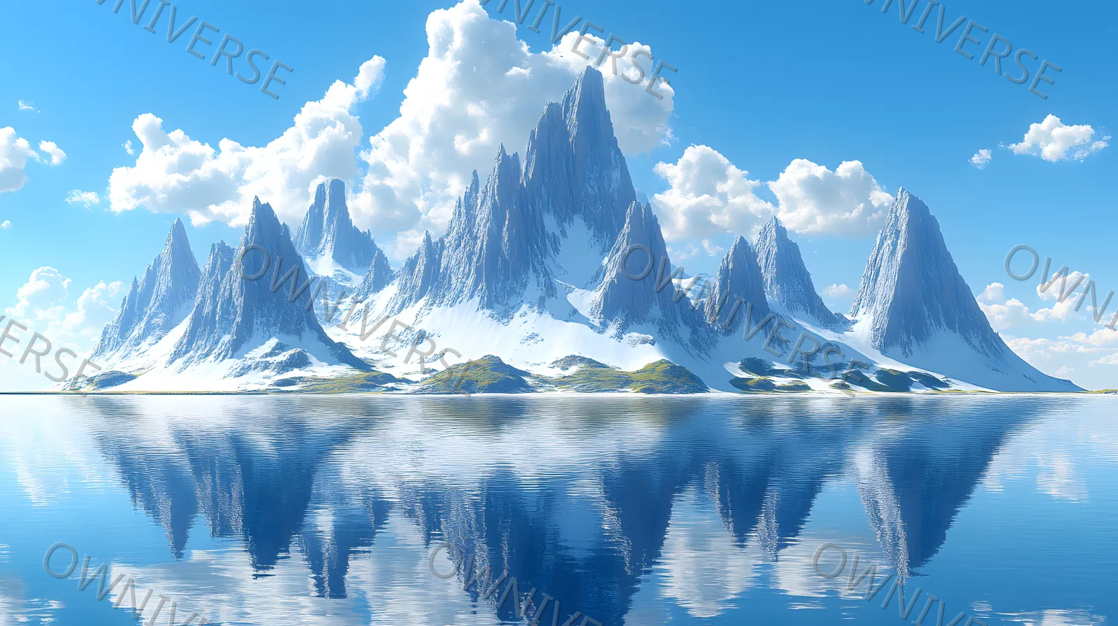 Mirror Lake Snow Mountain